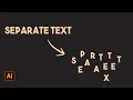 Lagu Separate Text in Illustrator