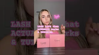 Lash Lift That Actually Works Full At-Home Tutorial with Luxe