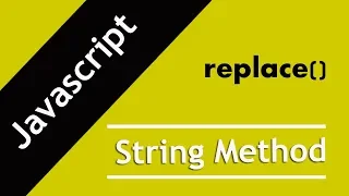 32 Replace Javascript Replace method in Hindi