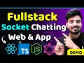 Full-Stack Chat App Demo React Native Web Grap L Socket io MongoDB Engineer Codewala