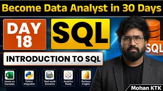 Day 18 Learn SQL for Data Analytics in 2026 Become Data Analyst in 30 Days by Mohan KTK