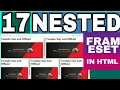 17 NESTED FRAMESET IN HTML IN HINDI HTML TUTORIAL FOR BEGINNERS STAR TECH