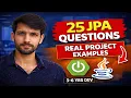Top 25 Spring Data JPA Interview Questions and Answers with Real E-commerce Project 3 6 Yrs Java Dev