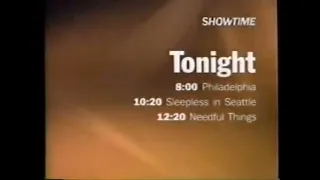 Showtime Tonight lineups 1994