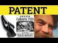 Patent Patently - Patent Meaning