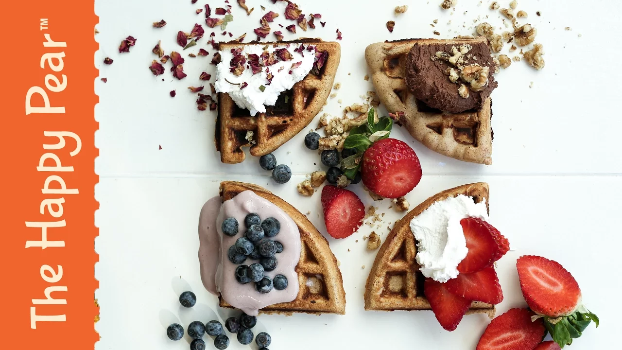 Vegan Waffles   Perfect Breakfast Food   THE HAPPY PEAR