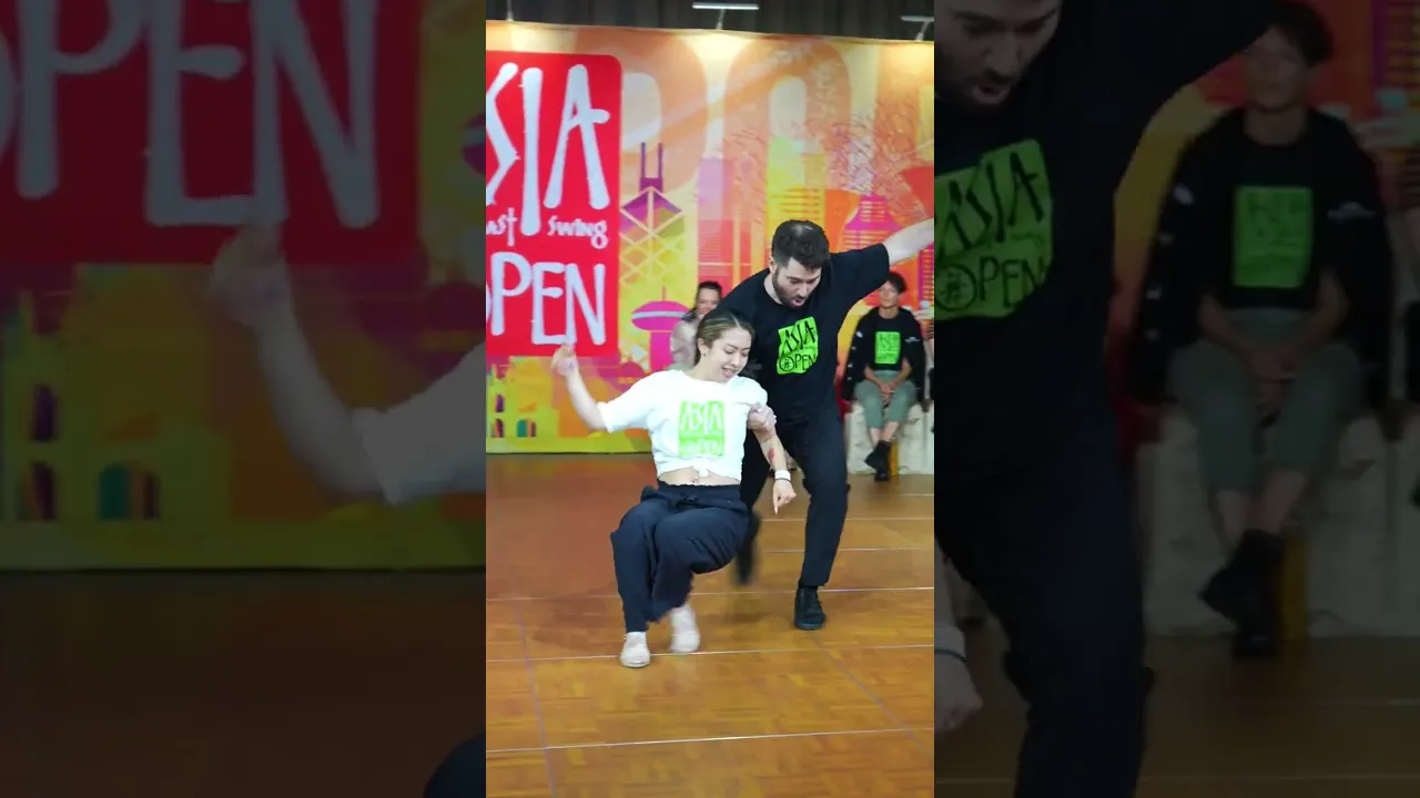 🕺West Coast Swing Improv Freestyle Dance by Ben Morris & Emily Huang