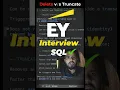 Most Asked EY SQL Interview Questions answers
