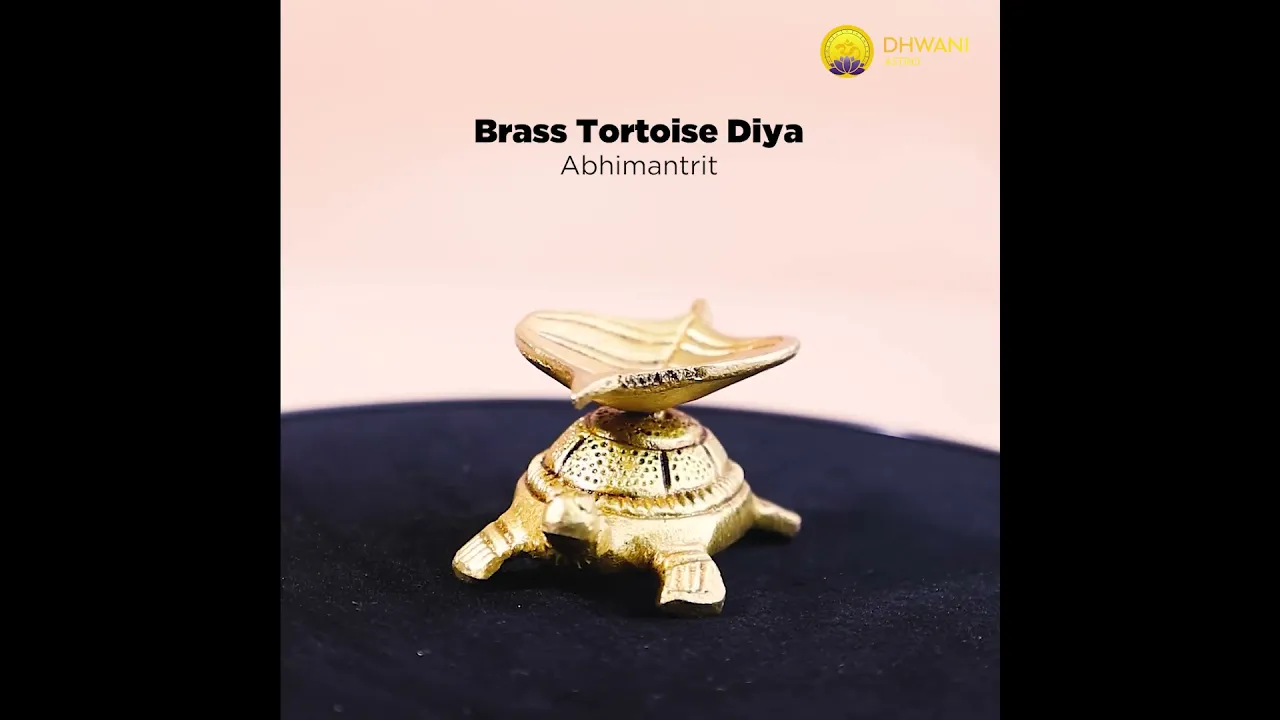 Brass Tortoise Diya