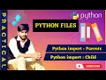 Python files folders Relative imports parents folder python Relative imports child folder python