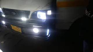 باص هيس تويوتا اصلاح تعديل اكسسوارات فخامه رهيب 