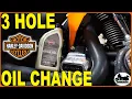 HARLEY DAVIDSON 3 Hole Oil Change on M8 Touring Models 2017-2023
