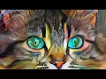 Cat painting by Lea Roche