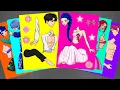 Download Lagu [PAPER DIY] KPOP DEMON HUNTERS BEST COUPLE Stickers 💙 HUNTRIX and SAJA BOYS  케이팝 데몬 헌터스 커플 스티커