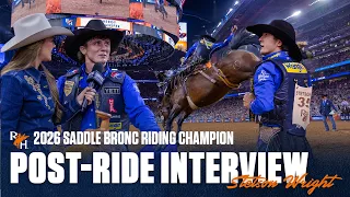 I knew my time was right around the corner 2026 Saddle Bronc Riding Champion Interview