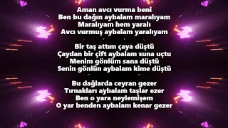 aman avci vurma ben karaoke