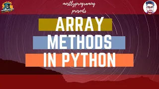 Python course for Beginners Array Methods Arrays of different typecodes