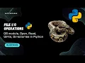 Python File and OS Module Read Write Directories Errors SarfrazCodes