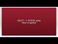 SELECT -