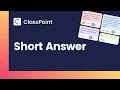 Create Short Answer Question in PowerPoint ClassPoint Tutorial