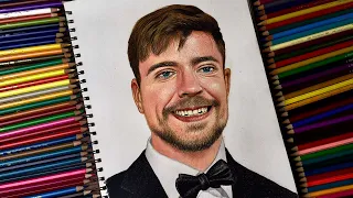 Drawing MrBeast | Time-lapse