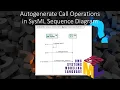 Autogenerate Call Operations in SysML Sequence Diagram