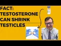 Does Testosterone Therapy Shrink Your Balls Testicles - Dr Kent DeLay