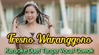tresno waranggono karaoke duet tanpa vocal cowok video vocal cover sasa meylawaty