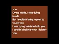 Download Lagu Timmy Thomas - Dying Inside To Hold You (Lyrics)