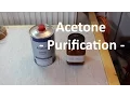 Purification and Drying Acetone