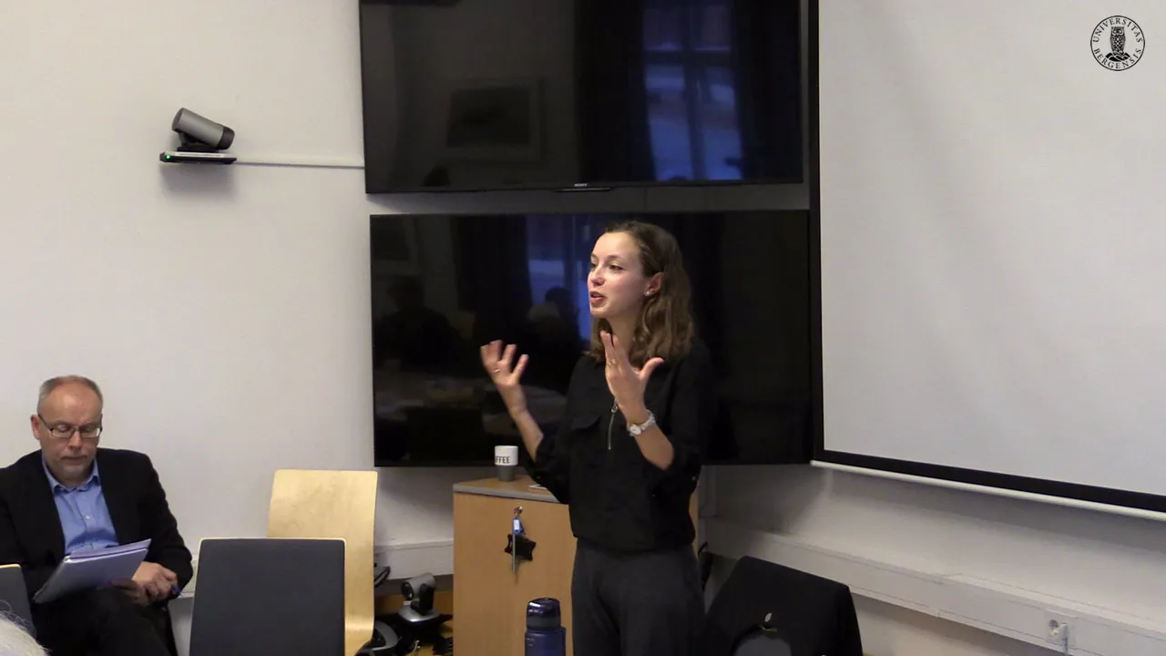Giulia Corti at the conf. Wittgenstein: Naturalism and Necessity, Univ. of Bergen Nov. 2019