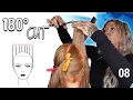180 long layered square haircut step-by-step