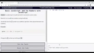 09 - Learn Basic JavaScript