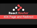 React Router v6 tutorial 404 Page Not Found and Redirect