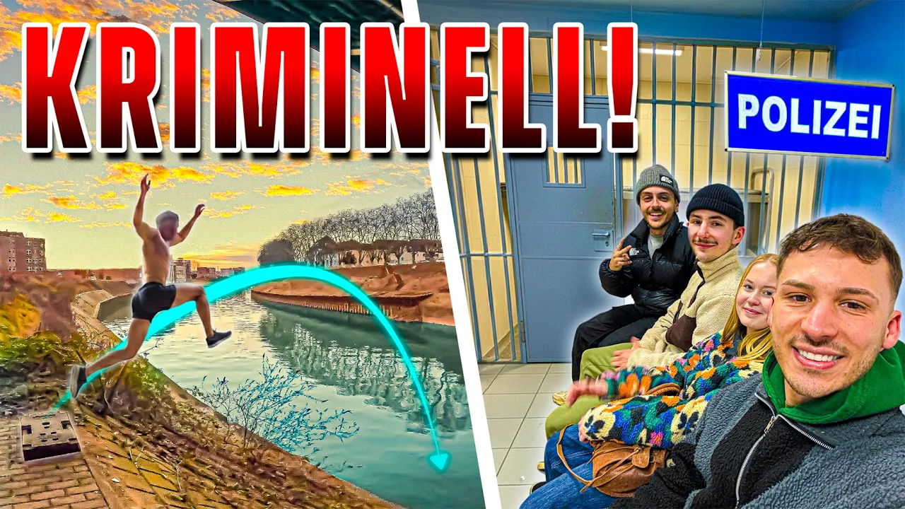 Wir werden ABGEFÜHRT!👮🏻‍♂️ PANIKATTACKE bei MASSIVEM Gap in EISIGEM Wasser!❄️