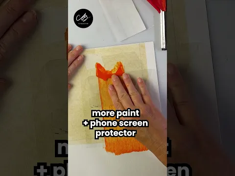 Paint Cats with a SQUEEGEE?? #art #acrylicpainting #artwork