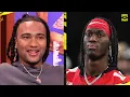 C J Stroud Reacts to Former Teammate Marvin Harrison Jr Being Drafted 2024 NFL Draft