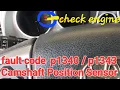 Fixing fault code Camshaft Position Sensor hard starting engine SEQUOIA