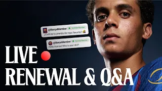 HAMZA ABDELKARIM EXTENDS his CONTRACT with FC BARCELONA & EXCLUSIVE Q&A 🔵🔴