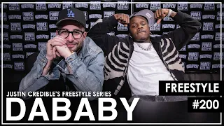 dababy raps over kendrick lamar s squabble up on justin credible s freestyle series ep 200