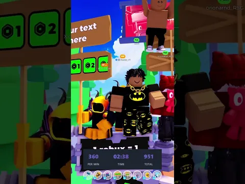 1 click = 1 robux en pls donate