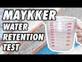 Maykker Scrubber Sleeve Water Retention Test
