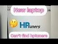 How to find HP Tuners on your laptop