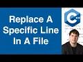 Replace A Specific Line In A File C Example