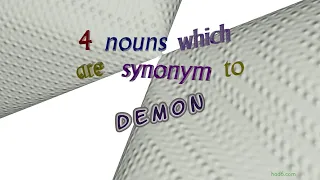 demon - 8 nouns synonym of demon sentence examples