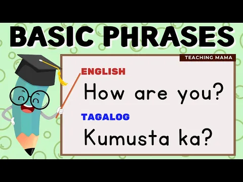 Download MP3 BASIC PHRASES | English - Tagalog | Learning Video | Teaching Mama
