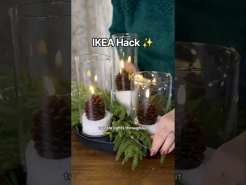IKEA Christmas Hack That Looks SO Expensive! πβ¨ #cozyhome #ikeadiy