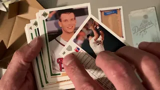 1991 Upper Deck Final Edition Set Break Pedro Rookie