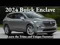 2024 Buick Enclave Trim Breakdown