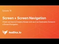 18-Screen Screen Navigation Kodika iOS App Builder